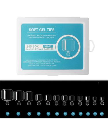 240x False Fake Artificial Toe Nails Tips French Foot Tips Professional Nail Art Decor Full Cover Toenails Manicure