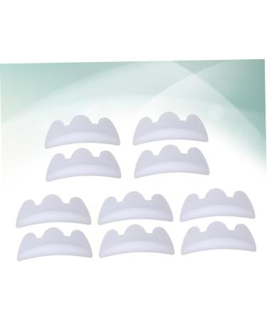 FRCOLOR 5 Pair Eyelash Curler Cushion Silicone Eyelash Curler Extension Glue Pad Makeup Glue Pad Eyelash Curler Rubber Eyelash Curler Pads Replacement Pads Mold Kit Tool White Major 8*3cm - Buy Online on GoSupps.com