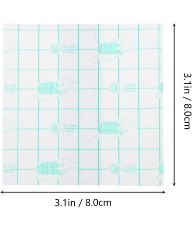 100pcs Makeup Hand Palette - Foundation Mixing Plate & Cosmetic Tray | White 8x8x0.1CM | International Shipping Available - Buy Online on GoSupps.com