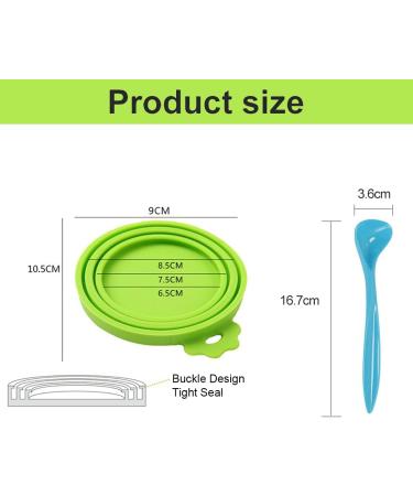 Universal Silicone Tin Can Lids Pet Food Can Covers 3pcs Pet Tin Can Lids Tops Dog Cat Food Storage Can Tin Covers Silicone Cat Dog Food Can Lids Fits All Standard Can Sizes - Buy Online on GoSupps.com