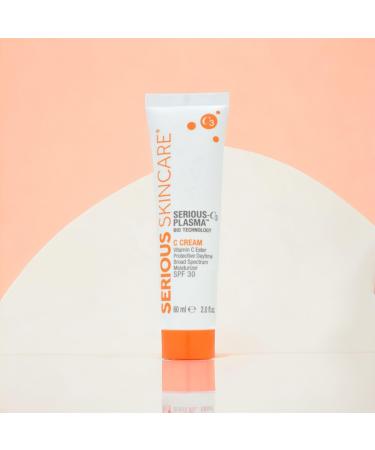 Serious Skincare Vitamin C Face Cream - Hydrating Anti-Aging Moisturizer for All Skin Types with SPF 30 - 2 Fl Oz - Buy Online on GoSupps.com
