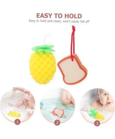 Beaupretty Bath Sponge Sponge Baby Shower Sponge Kids Bath sponges Bath sponges for Shower Baby Scrubber Bath Brush exfoliating Pads Kids Nylon Cute Newborn Kids 17.5x13.5x4.5cm - Buy Online on GoSupps.com