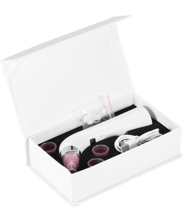 Blackhead Remover Pore Vacuum Durable and Lightweight Skin Tag Remover Tool Powerful Suction Function with 4 Interchangeable Beauty Heads(White) - Buy Online on GoSupps.com
