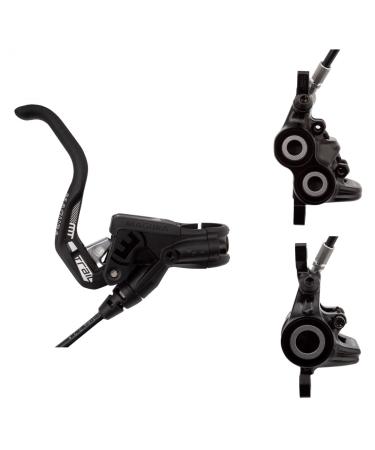 Magura MT Trail Sport 2701389 Bicycle Brake 1-Finger HC Lever Left/Right Suitable Set Consisting of Two Brakes for Front Wheel 4 and Rear Wheel 2 Pistons, Black, One Size