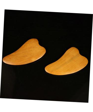 Buy NOLITOY 2pcs Wooden Gua Sha Scraping Massage Tool - Facial Lifting Stone & Jade Roller for Ultimate Skincare Care - Buy Online on GoSupps.com