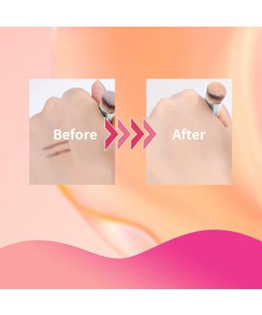 2-Pack Under Eye & Nose Contour Brushes for Dark Circles & Puffiness - Ideal for Liquid Foundation & Cream - Natural Light - Perfect for Mature Skin - Buy Online on GoSupps.com