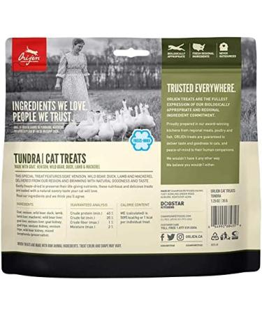 Orijen Tundra Cat Treats 3 Pack - 1.25oz, Freeze-Dried, Grain-Free, Made in USA - Buy Online on GoSupps.com