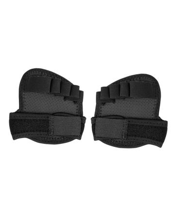Beaupretty 1 Pair Dance Yoga Mat Toe Front Foot Pads Foot Inserts for Women Adjustable Forefoot Pad Dancing Forefoot Cushions of Foot Metatarsal Pads Ballet Tabi Socks Non-Slip Nylon Women's Black 12X10.5CM