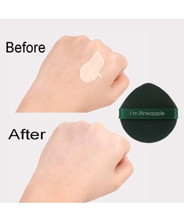 Powder Puffs Air Cushion Puff 7 Pcs Ultra-Soft Makeup Foundation Sponge Air Cushion Powder Puff for Applying BB Cream Liquid Cream Shading Loose Powder. Dark green - Buy Online on GoSupps.com