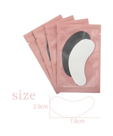100 Pairs Under Eye Gel Patches for Eyelash Extensions - Disposable & Comfortable - Pink/Black - Shop Now! - Buy Online on GoSupps.com