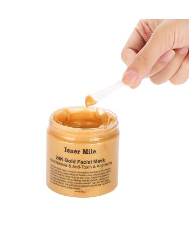 24K Gold Peel Off Mask | Hypoallergenic Deep Cleansing & Anti-Aging Treatment | Blackhead Remover & Moisturizer | Spa Cooling & Soothing 200ml - Buy Online on GoSupps.com