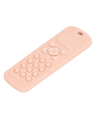 Silicone TV Remote Control Teether Toy for Babies - Peach Pink - Buy Online on GoSupps.com