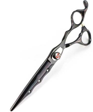 Hair Scissors 440c Black Grooming Hair Scissors Cutting Barber Haircut Thinning Shears Hairdressing Scissors Hair Cutting Kit - Buy Online on GoSupps.com