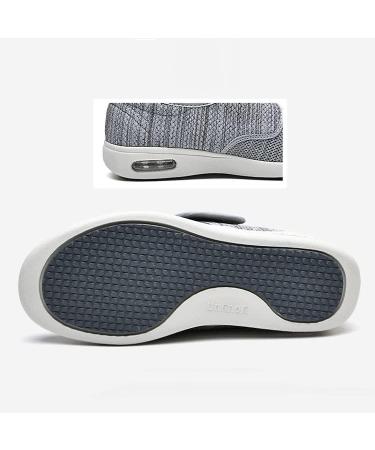Summer Lightweight Diabetic Shoes for Women & Men - Breathable Mesh, Anti-Slip, Adjustable Outdoor/Indoor Slippers for Plantar Fasciitis - Blue - Buy Online on GoSupps.com