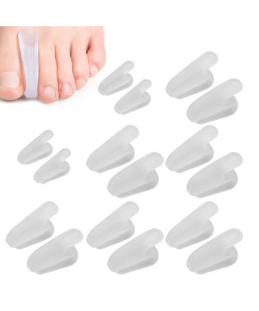 Toe separators 8-pack (S+L) gel toe spreader spacers smooth iron bale toe corrections to relax the toes hammer toes alignment of the big toes corrector and spacer