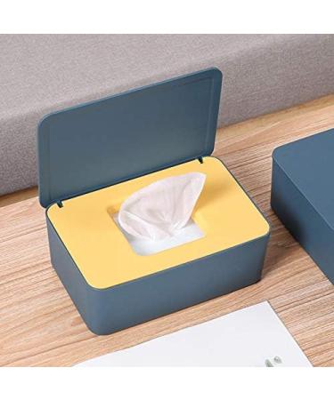 QKFON Storage Box for Wet Wipes | Stylish Napkin Holder for Home & Office | Durable Blue & White Design - Buy Online on GoSupps.com