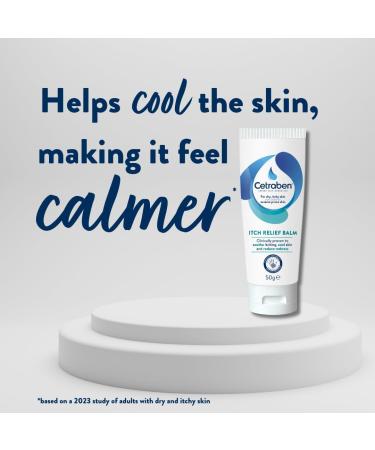 Cetraben Itch Relief Cream 50g - Soothes Itching, Cools Skin - Ideal for Very Dry Eczema Prone Skin - Buy Online on GoSupps.com