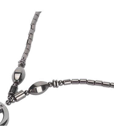 Fatigue Relief Necklace | Anggrek Fashionable Pain & Stress Relief Necklace for Men & Women - Black - Buy Online on GoSupps.com