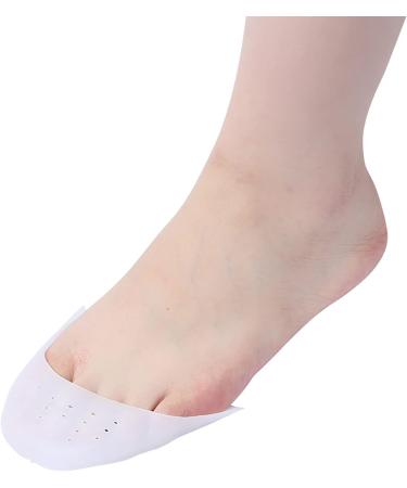 Silicone Toe Protectors for Ballet & Pointe Shoes | Washable & Reusable Gel Caps | Pain Relief - White & Skin Tone - Buy Online on GoSupps.com