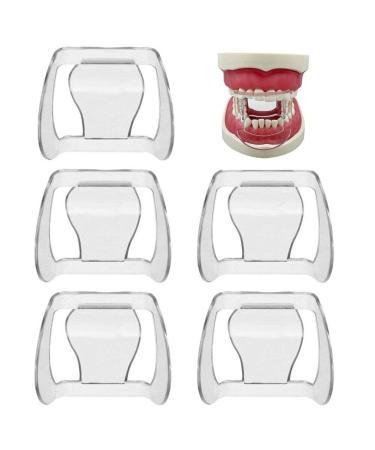 Generic Mouth open 5pcs clear tooth orthodontics lip cheek retractor expander tooth aid authority for front teeth style 2 1.85*1.77*1.34inch
