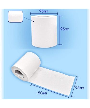 MILISTEN Toilet Paper Wooden Pulp Soft Toilet Tissue Paper Rolls Napkin Hand Towels for Home Bathroom Kitchen 10 Rolls 100g - Buy Online on GoSupps.com