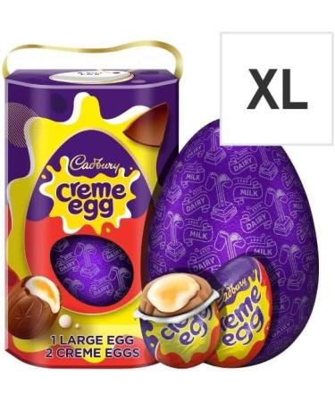 Dairy Milk Creme Egg Easter Egg 235G Delicious Tasty And Twisty Treat Gift Hamper For Birthday Christmas - Buy Online on GoSupps.com