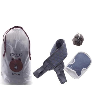 Exfoliating Bath Sponges & Loofahs - 3 Piece Set for Men & Women | Mesh Balls & Shower Accessories for Spa & Body Scrubs - Buy Online on GoSupps.com
