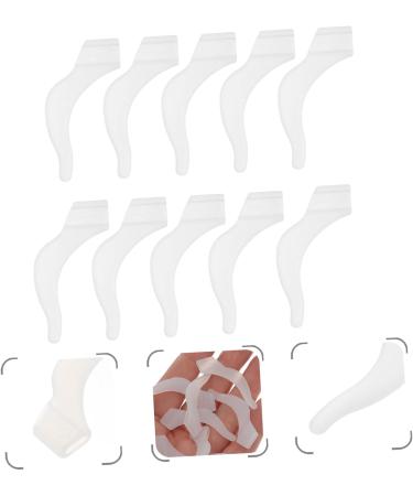 Lurrose 20 Pairs of Glasses Leg Sleeves - Slip-Resistant Temple Holders for Sunglasses & Child Glasses - Anti-Slip Protection 4.2x2.3cm White - Buy Online on GoSupps.com