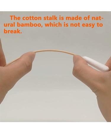 6 Inch Cotton Swabs for Medium and Large Pets - 100pcs for Ears Cleaning or Makeup - Buy Online on GoSupps.com