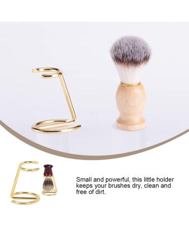 ZBJBinCH Shaving Brush Holder Deluxe Shaving Stand Shaving Razor and Brush Stand for Safety Razor Stand Place manual shaving foam brush Stainless Steel (Golden Without Brush) - Buy Online on GoSupps.com