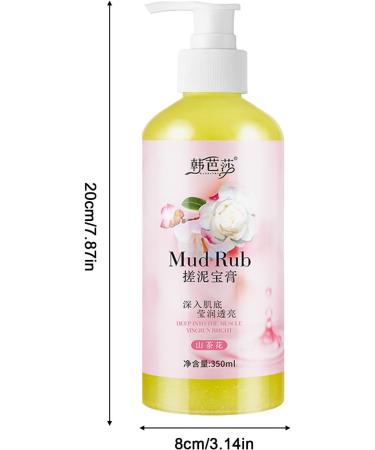 Mud Rub - All-Natural Body Exfoliant Gel Mud Rubbing Artifact | peachhes Mud Run Scrub Cream Portable Earthy Exfoliation Mud Scrub Cream Exfoliator Rubbing Mud Gel for Body Aloe Floral camellia - Buy Online on GoSupps.com