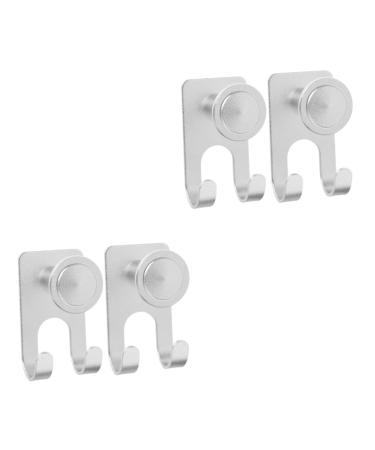 Cabilock 4 pieces no hook shaving hooks for a bath towel razor holder for the bathroom razor razor shaver for men shave aluminum alloy clothes hanging storage man