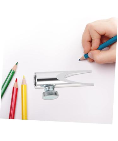 FRCOLOR Eyebrow Sharpening Tool Portable Pencil Sharpener Pencil Sharpeners Dual Sharpener for Eyeliner Pencil Eyebrow Sharpener Eyebrow Pen Metal Pencils Sharpeners Aluminum Alloy Silver 4.5x2cm - Buy Online on GoSupps.com