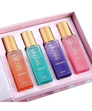 thakor craft Premium Perfume For Women Pack Of 4 (20ml Each) | Long Lasting Luxury Perfume Spray Birthday Perfume Gift Set.