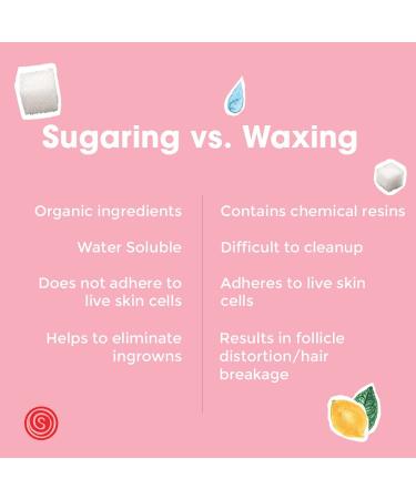 Sugaring Hair Removal Paste Kit for Home - Large 350g (12oz.) with Strips and Applicator Sticks - Buy Online on GoSupps.com