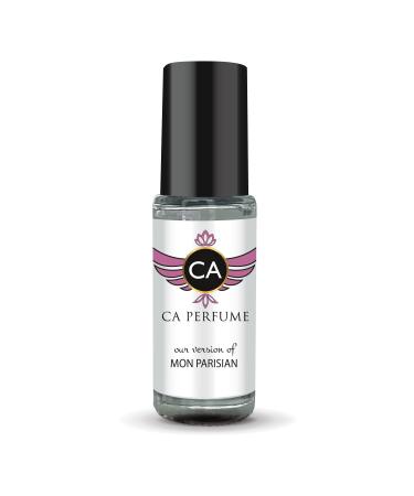 CA Perfume Impression of Mon Parisian for Women Perfume Oil Chypre Fruity Scent Long Lasting Perfumes for Women Travel Size Mini Perfume Sample TSA Ready Body Oil Roll-on 0.14 Fl Oz 4ml