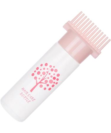 Perfeclan Roots Comb Bottle Hair Dye Bottle Brush Empty Perming Tools Bottle for Salon Home Barbershop Pink - Buy Online on GoSupps.com