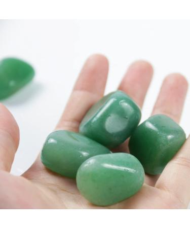 Nvzi Brazilian Green Aventurine Tumbled Polished Crystals - 10 Packs | Healing Energy Quartz Bulk for Wicca, Reiki, Chakra Stones - Buy Online on GoSupps.com