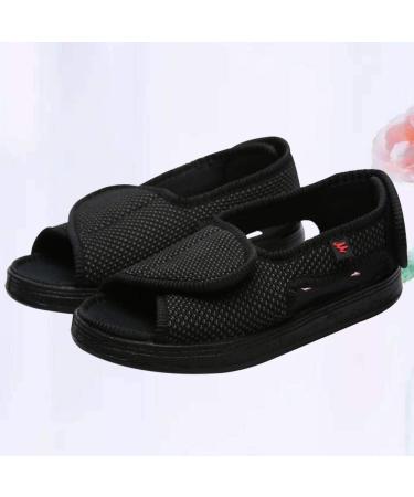 EXCEART Diabetic House Slippers - Therapeutic Extra Depth Shoe for Women Men Size 45 - Adjustable Nursing Indoor Shoes - Buy Online on GoSupps.com