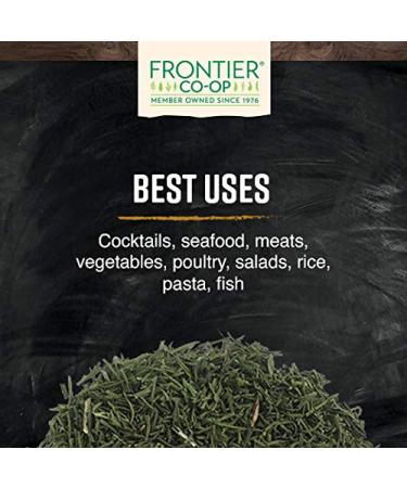Frontier Co-op Organic Dill Weed - 1 lb. Bulk Bag | Certified, Kosher, Anethum graveolens L - Buy Online on GoSupps.com
