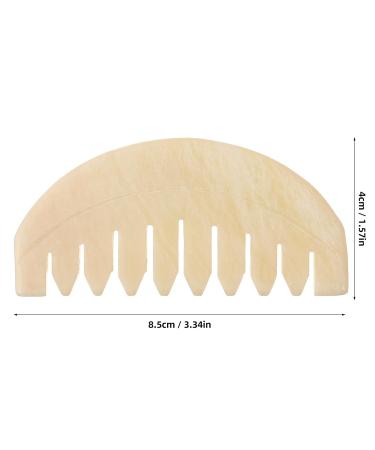 Baluue Jade Scalp Massage Comb - Chinese Gua Sha Style Antistatic Hair Growth Tool for Women - Buy Online on GoSupps.com