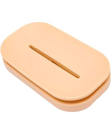 Multifunctional Soap Box - Drip Surface Slipproof Budget-Friendly Travel Container for Dorms - Light Gray - Buy Online on GoSupps.com