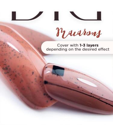 Didier Lab - Premium Gel Nail Polish Macarons - Chocolate - Gel Nail Varnish - Nail Art - Long-Lasting High Gloss Wear - Easy to Apply - Gel Nails - Rich Pigment - UV/LED - Chip Resistant - Buy Online on GoSupps.com
