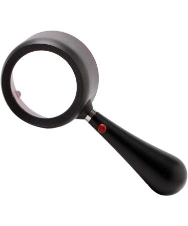 XENITE Magnifying Glass High-Definition Magnifying Glass 20 Times Handheld Light with LED Lights High-time Maintenance Identification Elderly Students Children Reading Magnifying Glass (Color : WH M - Buy Online on GoSupps.com