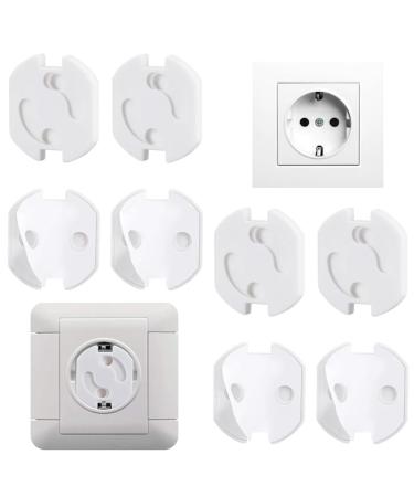 Child Safety Socket Covers - 12 Pack with Rotary Mechanism | Sockets Child Locking Fuse for Babies & Toddlers Protection - Buy Online on GoSupps.com