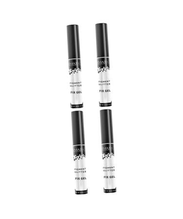 FRCOLOR 4 Pcs Eye Primer Body Gel Bling Eyeliner Glue Backing Gel for Eye Adhesive Lasting 1 count (Pack of 1) Assorted Colorx2pcs