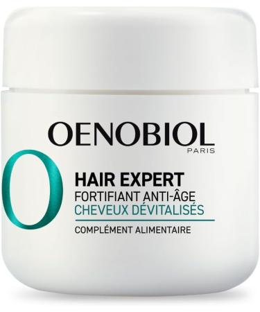 OENOBIOL HAIR EXPERT Anti-Aging Fortifier - New - Grape Marc and Ceramides - Proven effectiveness - Promotes shine - Fortifies and revitalizes - Food supplement 30 capsules - 1 month - Buy Online on GoSupps.com