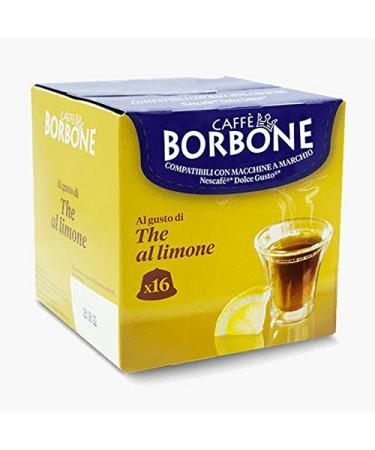 CAFFÈ BORBONE LEMON TEA - 16 DOLCE GUSTO COMPATIBLE CAPSULES 10g