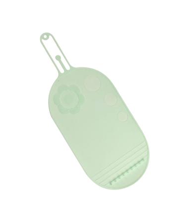 Brush Cleaning Mat Gentle Silicone Makeup Brush Cleanser | Portable Cosmetic Cleaning Pads Scrubber Mat Pad for Foundation & Lip Brush green