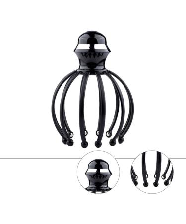 Sewoart 1stk Head Massager - Octopus Massage Device & Hair Brush for Scalp Relief | Manual Back Scratch & Massage - 18x14.5cm Black - Buy Online on GoSupps.com